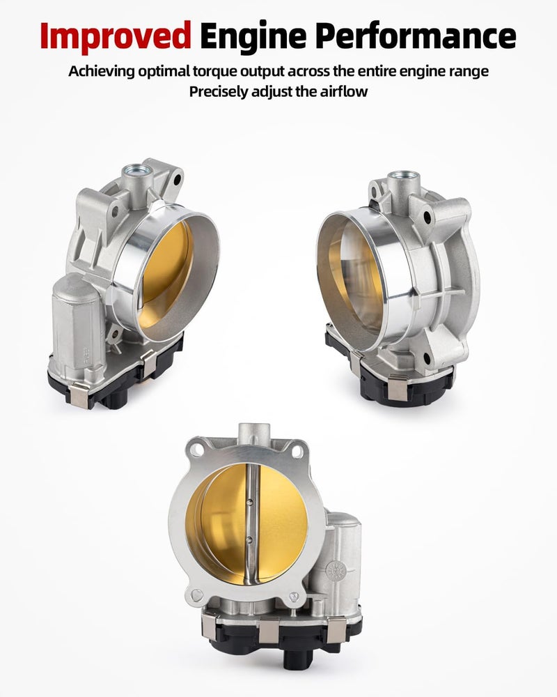 VANBOL Electronic Throttle Body Fit for 2009-2015 Chevy Silverado Suburban Express Avalanche Tahoe Trailblazer GMC Sierra Yukon Envoy Savana Cadillac Escalade ESV EXT CTS 4.8L 5.3L 6.0L 6.2L 12601387 - Image 4
